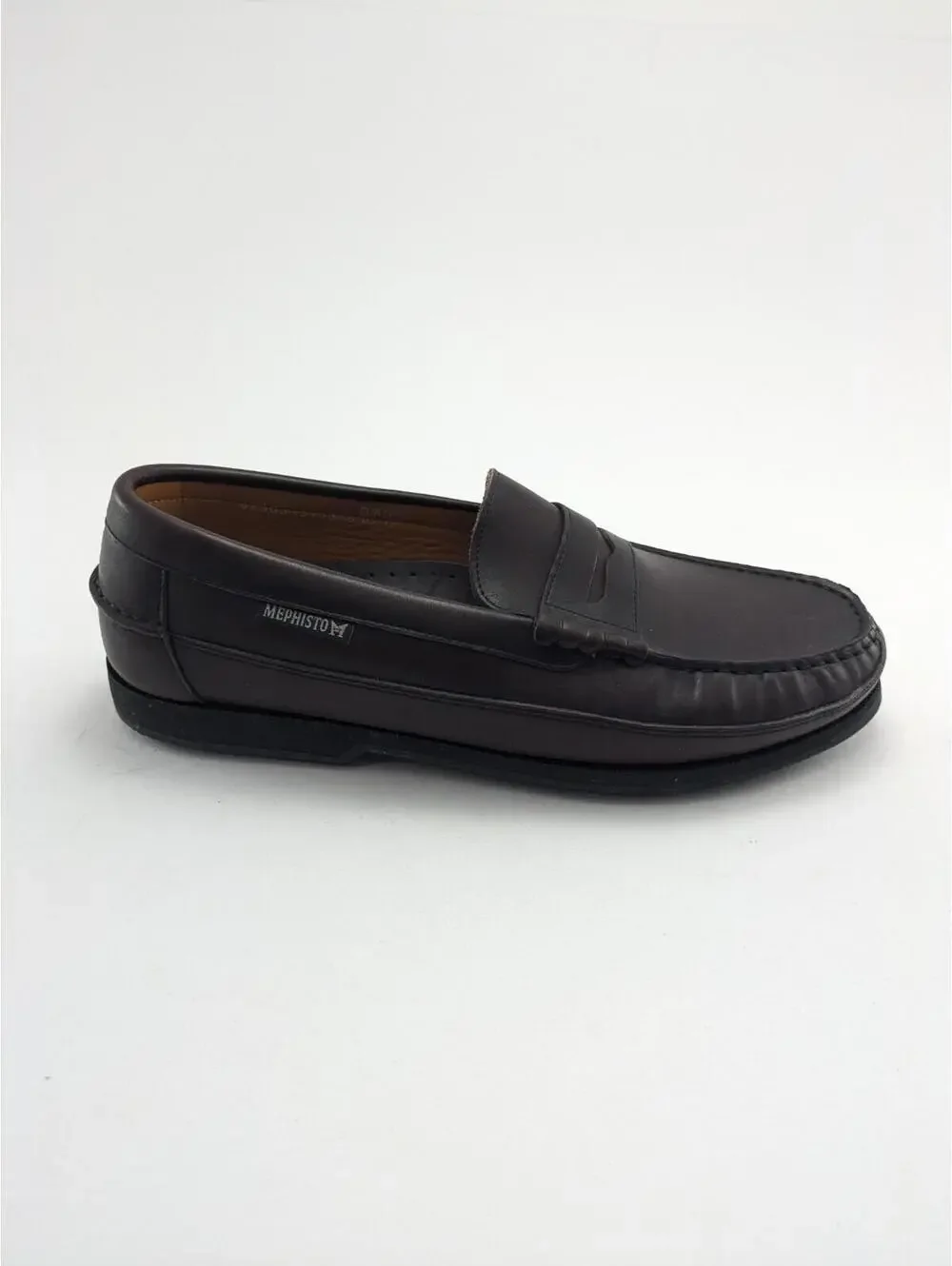 Mens MEPHISTO Cap Vert Classic Penny Air Relax Brown Leather Loafers Shoes Sz 12